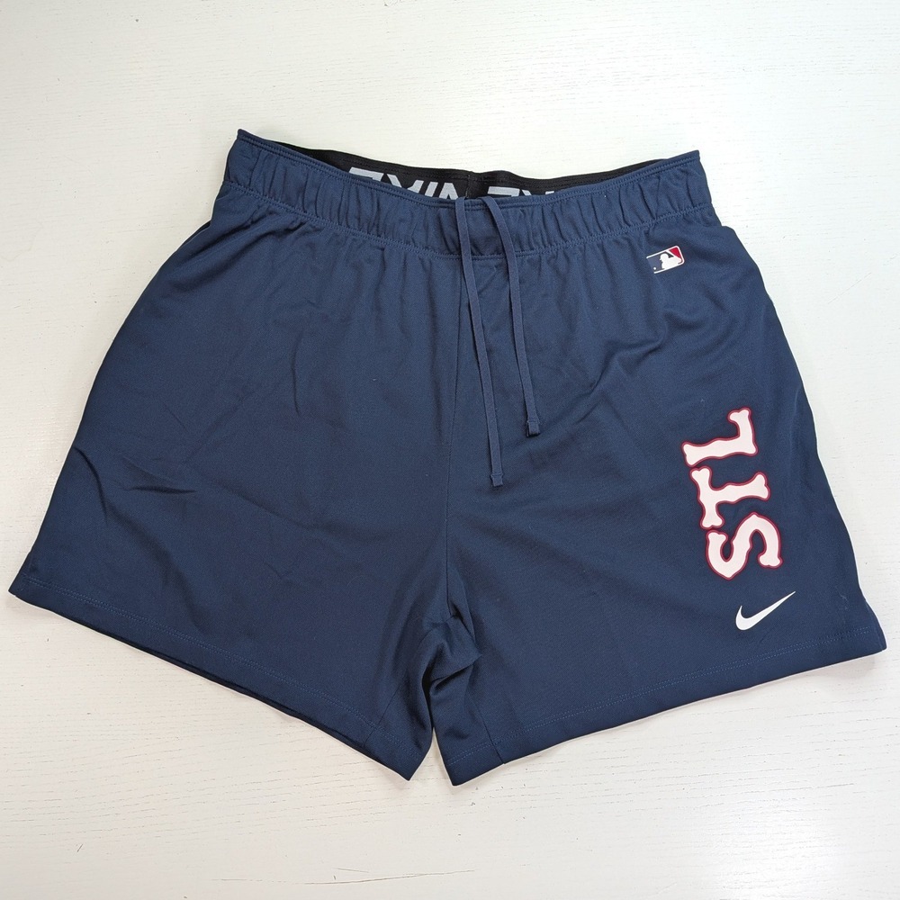 Nike St Louis Cardinals Authentic Collection Shorts Womens L Navy Dri-FIT NWT